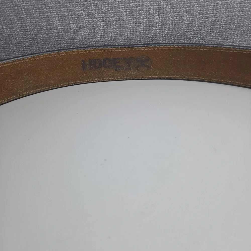 Hooey Tooled Brown Leather Western Belt & Buckle Size 40